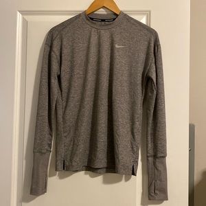Gray Nike Running Shirt
